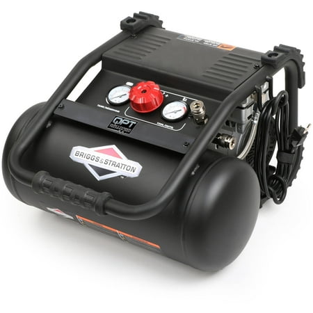 Briggs and Stratton 4-Gallon 125 PSI Air Compressor with Quiet Technology, 3300441