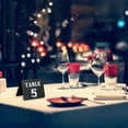 thumbnail image 7 of 10 Pcs Chalkboard Tags, PVC Mini Chalkboard Signs Decorative Display Board, Chalkboard Food Labels for Party Buffet Small Chalkboard Weddings Place Cards（Black）, 7 of 7