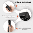 thumbnail image 4 of 2 Micrófono Inalámbrico Profesional De Karaoke Con Receptor 2pz Gris, 4 of 5