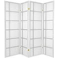 thumbnail image 2 of Legacy Decor Double Cross Shoji 4 Panel Room Divider, 71" Tall, White, 2 of 6