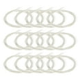 thumbnail image 1 of WHAMVOX Guitar Replacement String Kit 12Pcs Metal for Acoustic Guitars White 105x0.2cm, 1 of 8