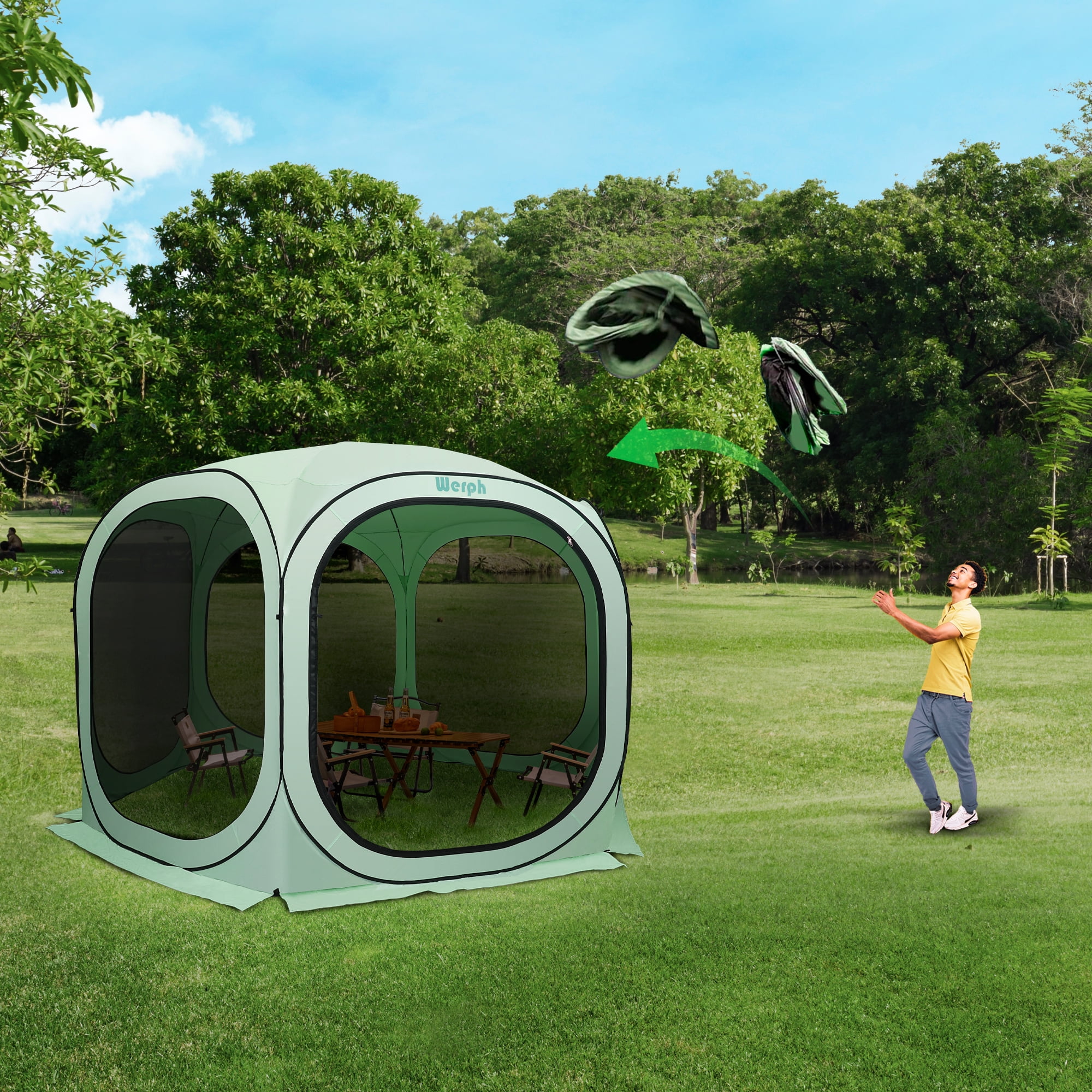 Werph Screen Tent with Mosquito Net