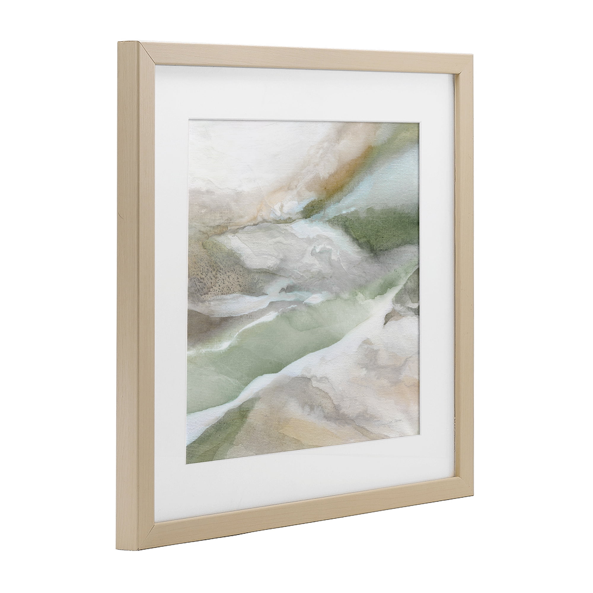 Stupell Industries Serene Misty Landscape Birch Framed Print Under Glass, design by Carol Robinson