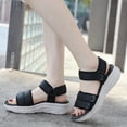 thumbnail image 2 of Mostsola Platform Sandals for Women Adjustable Wide Width Athletic Outdoor Water Beach Shoes, 2 of 9