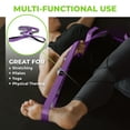 thumbnail image 4 of Gradient Fitness Stretching Strap, Physical Therapy, 12 Multi-Loop 1"Wx8'L, Neoprene Handles, Purple, 4 of 7