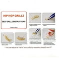 thumbnail image 4 of Lureen Metal Grillz Vampire Fangs Dracula Hip Hop Grills For Your Teeth, 4 of 4