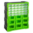 thumbnail image 1 of DURHAND 39 Drawer Plastic Parts Storage Hardware and Craft Cabinet Green, 1 of 9