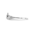 thumbnail image 3 of Childrens 14K White Gold Claddagh Ring, 3 of 5