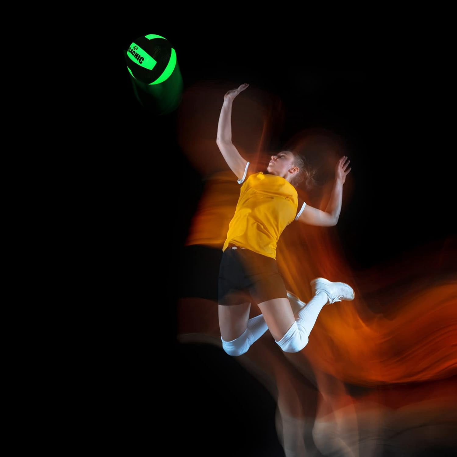 Volleyballs, Holographic Glowing Volleyball Official Size 5, Indoor Outdoor Beach Volleyball Ball for Men Women