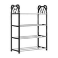 thumbnail image 3 of 50% Off Clear! Shoe Rack Shoe Rack Storage Organizer With 4 Tiers Metal Shelves For Bedroom Closet Entry Dorm Room, 3 of 8