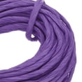 thumbnail image 3 of Uxcell Raffia Paper Craft Rope Packing Rope 10.9 Yards Twisted Paper Purple, 3 of 5