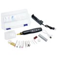 thumbnail image 4 of Mini amoladora USB con accesorios Taladro de uñas Herramientas eléctricas 2000mAh multifunzionale de taladro de herramienta rotativa de 5 velocidades CUTICAT Mini amoladora, 4 of 6