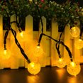 thumbnail image 4 of Bombilla Solar Cadena De Luces Impermeable 8 Modos De Luz 60 Led Luz De Hadas Alimentado Por Energía Solar Enchufe Automático Montado En La Pared Lámpara Multiusos Para Jardín Patio Trasero Decoración Vogacara HA027056-02, 4 of 6