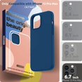thumbnail image 2 of Étui en Silicone Compatible avec iPhone 13 Pro Max 6.7 Pouces, Gel Silicone Liquide Caoutchouc Protection Complète, 2 of 5