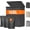 Dark Gray, variant on QW 165L Large Laundry Basket with Lid, Laundry Hamper with Plastic Handles and Removable Bag, Foldable Tall Dirty Clothes Hampers for Laundry for Laundry Room, Bedroom, Bathroom, Dorm, Beige