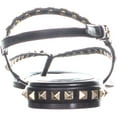 thumbnail image 5 of Womens Marc Fisher Pamali Studded Flat Sandals, Black, 5.5 US, 5 of 6