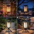 thumbnail image 7 of Solar Lantern Outdoor Lights Solar Powered Flickering Flame Hanging Lantern Waterproof Outdoor Lanterns for Patio Yard Garden Decor Camping Lighting, 7 of 7