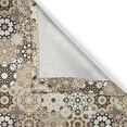 thumbnail image 6 of Ambesonne Eastern Grommet Curtain, Octagonal Retro Style, 50" x 63", Dark Brown Pale Brown, 6 of 6