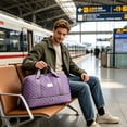 thumbnail image 4 of MTBLYS Bolsa de viaje de gran capacidad con compartimentos separados para artículos secos y mojados | Bolso bandolera para negocios|gimnasio o para mujer | Correa de hombro desmontable, 4 of 6