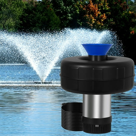 750W 3/4HP Pond Fountain Aerator, Floating Water Pump, 110V Automatic Fountain and Pond Aerator with 100FT Cord, Stainless Steel Pond Jet System for Small Outdoor Ponds