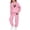 1-Pink81, variant on WOYY Girls Casual Outfits Leopard Heart Print Hoodie Sweatpants Set for Kids, Sizes 2-13