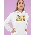 thumbnail image 2 of Image Conscious Graffiti Hearts Hoodie Women's -Image Conscious Designs, 2 of 4