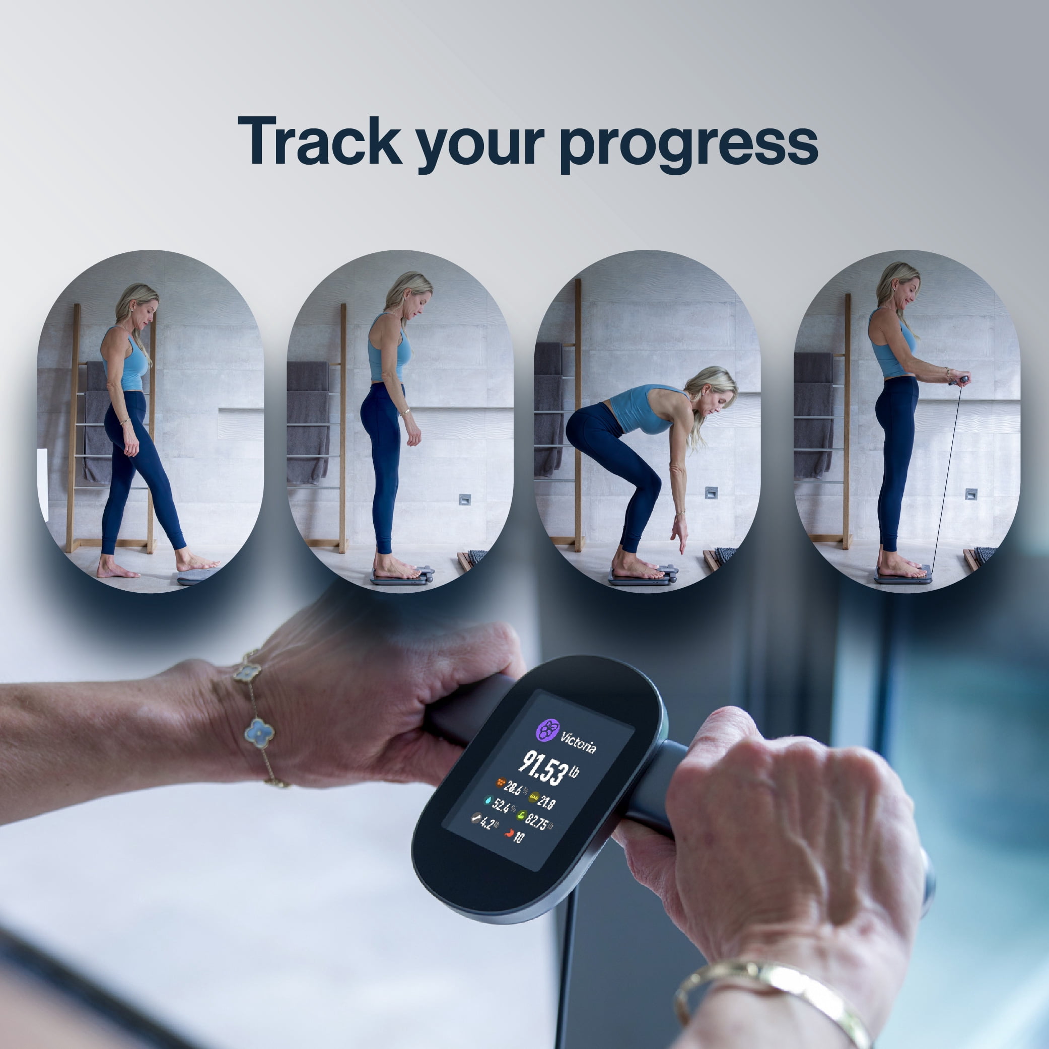 Scale MD PRO, Smart Scale FSA or HSA Eligible, 8 Electrodes Digital Bathroom Scale for Body Weight and Fat, BMI, Muscle Mass 31 Body Composition Measurement,  Full-Color TFT LCD on Retractable Han