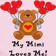 thumbnail image 2 of CafePress - My Mimi Loves Me! Infant Bodysuit - Baby Light Bodysuit, Size Newborn - 24 Months, 2 of 4