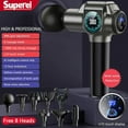 thumbnail image 2 of Massage Guns Massager for Neck Massage Devices Masajeador Relaxation Treatment Body Massagers Muscle Massager Gun Fascia Fitness, 2 of 5