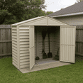 thumbnail image 4 of Duramax Building Products 10.5 x 2.75 ft. SidePro Plastic Vinyl Storage Shed with Foundation, 4 of 12