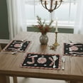 thumbnail image 2 of DaDa Bedding Set of 4-Pieces Peppermint Joy Holiday Tapestry Placemats 13” x 19” (12904), 2 of 10