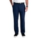 thumbnail image 1 of Haggar Cool 18 Pro Pantalón delantero plano de ajuste clásico para hombre, tallas regulares y grandes, azul marino, 40 W x 29 L, 1 of 5