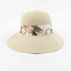 thumbnail image 5 of Xihbxyly Sombrero para Mujer, Plegable y Enrollable, Protección Solar Upf50+, Elegante Accesorio de Playa, Versátil para Exteriores, Correa de Barbilla Extraíble, Talla 56-58 Cm, 5 of 6