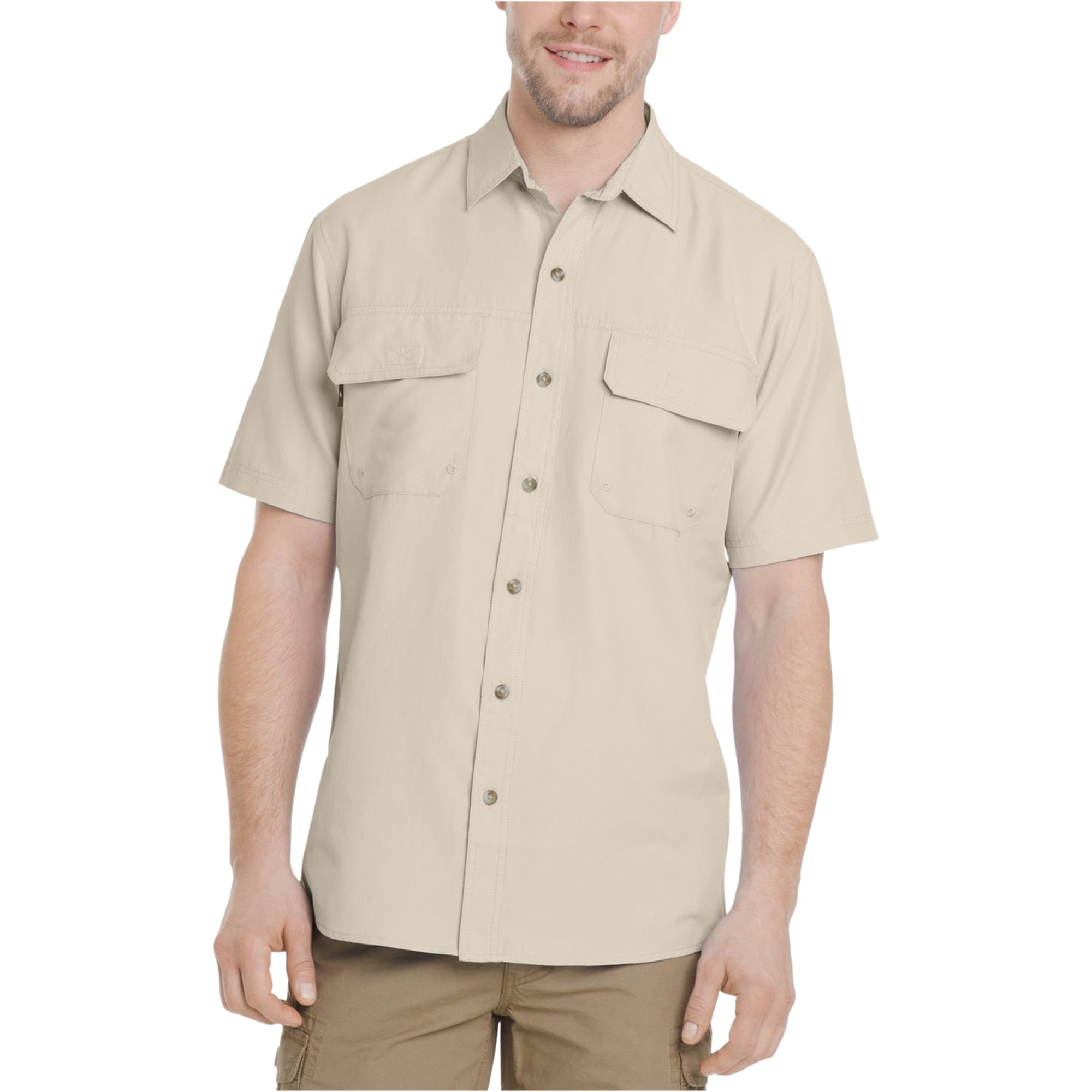 G.H. Bass & Co. Mens Explorer Sportsman Button Up Shirt - Walmart.com