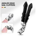 thumbnail image 4 of Fiudx Cortaúñas de Acero Inoxidable para Uñas Gruesas, con Recogedor de Uñas Integrado, Cortaúñas de Mandíbula Ancha Que Ahorra Esfuerzo, Ideal para El Cuidado Personal En Casa, para Personas Mayores, 4 of 6