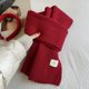 thumbnail image 1 of Bufanda de punto de color sólido para mujer, otoño e invierno, cálida y gruesa, para parejas, para hombres y parejas, 1 of 4