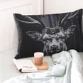 thumbnail image 4 of Salouo Majestic Forest Stag Pattern Pillow Cases,1PC Pillow Covers with Envelope Closure Decorative Pillow Case for Bed Couch,Pillows Not Included-14"x20", 4 of 6