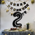 thumbnail image 4 of Black balloon foil balloons, digital birthday party decorations, digital balloons, 4 of 6