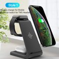 thumbnail image 5 of Estación De Carga De Reloj Inteligente Para Teléfono Con Cargador Inalámbrico De 10 W Compatible Con Iphone F Galaxy Watch Buds 3 En 1 matsuzay EL011606-00, 5 of 5