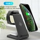 thumbnail image 5 of Estación de carga de reloj inteligente para teléfono con cargador inalámbrico de 10 W compatible con IPhone F Galaxy Watch 3 en 1 AweSitey EL011606-00, 5 of 5