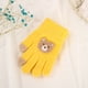 thumbnail image 1 of Guantes para niños, cálidos, de invierno, con forro polar, gruesos, de cinco dedos, multidedos, para niñas, de dedos completos, resistentes al frío, 1 of 6