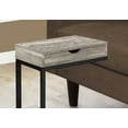 thumbnail image 2 of 10.25" x 15.75" x 24.5" Taupe Finish Drawer and Black Metal Accent Table, 2 of 4