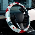 thumbnail image 6 of Eiffel Tower 14.5 Inch Printing PVC Leather Car Wheel Cover Steering Wheel Cover Auto Accessories, 6 of 6