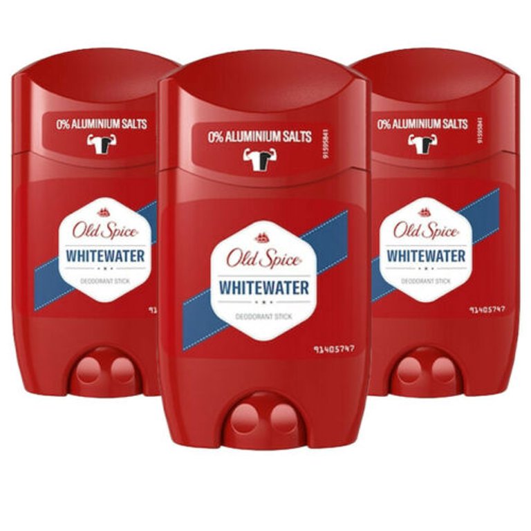 Old Deodorant Whitewater 50 ml, Pack of 3 -