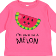 thumbnail image 4 of Inktastic I'm One in a Melon Watermelon Humor Boys or Girls Long Sleeve Toddler T-Shirt, 4 of 5