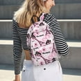 thumbnail image 7 of Balery Eiffel Tower and Butterflies Vintage Canvas Backpack for Men and Women - Large Capacity, Durable Travel Laptop Bag for School, Work, Hiking, and Outdoor Activities, 7 of 7