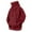 Wine, variant on Styesk Sweatshirts for Men Men's Loose Casual Solid Color Pocket Top Hoodie