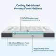 thumbnail image 2 of Gianna Memory Foam Mattress – Medium Firm, Breathable & Fiberglass-Free for Cool Sleep and Full-Body Support, 2 of 6
