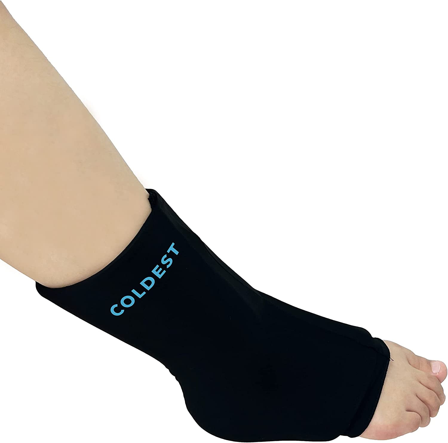 Coldest Ankle Foot Ice Pack Wrap 360, Cold Ice Gel Pack for Sprained ...