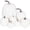 White-1, variant on YOYTOO 12 Pcs Mini Artificial Pumpkins, Fall Fake Pumpkin Decor Set for Home Kitchen Farmhouse Halloween Thanksgiving Fall Party Decorations